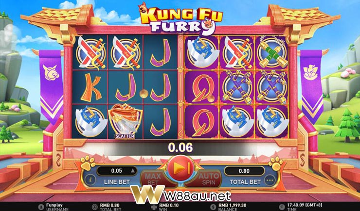 How to play Kung Fu Furry Slot