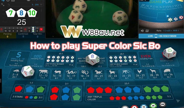 How to play Super Color Sic Bo