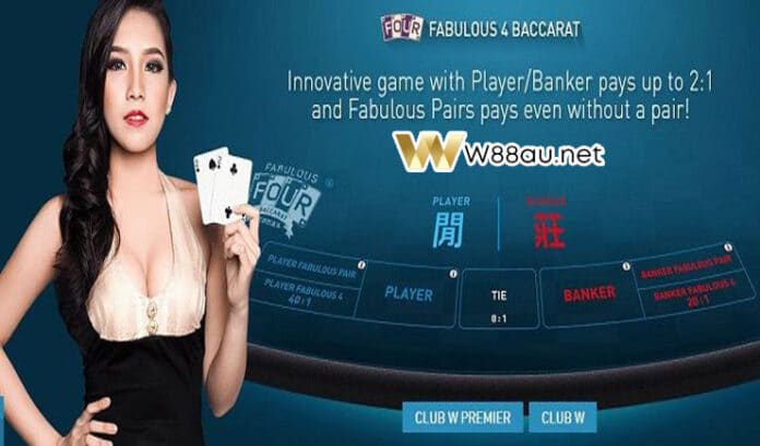 How to play Fabulous 4 Baccarat
