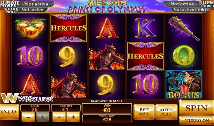 How to play Age of the Gods Prince of Olympus Slot