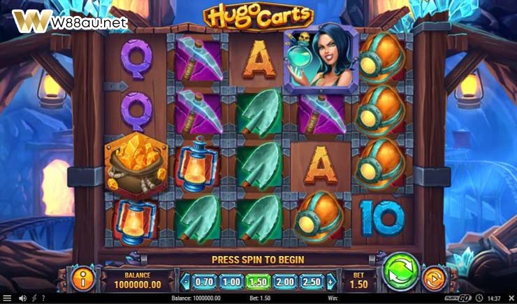 How to play Hugo Carts Slot