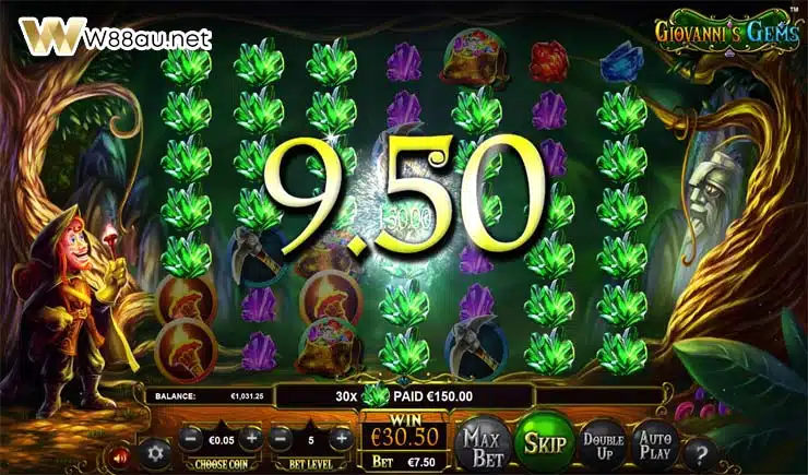 How to play Giovanni's Gems Slot