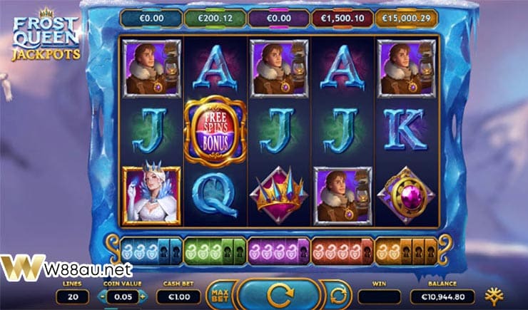 How to play Frost Queen Jackpots Slot