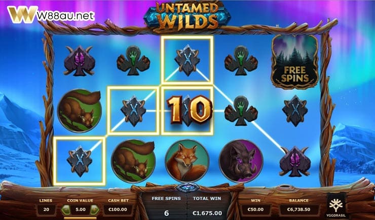 How to play Untamed Wilds Slot