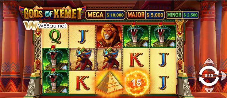 How to play Gods of Kemet Slot