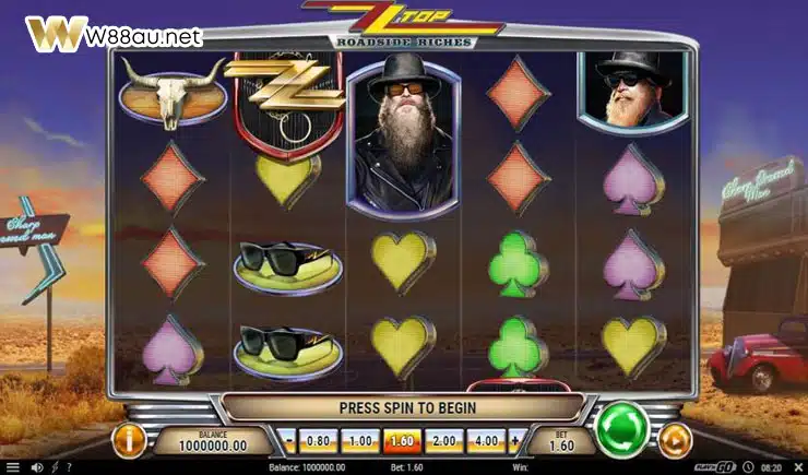 How to play ZZ Top Roadside Riches Slot