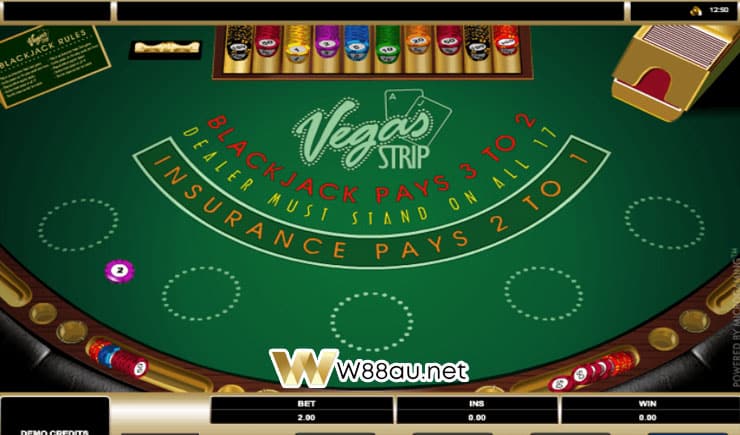 How to play Vegas Strip Blackjack