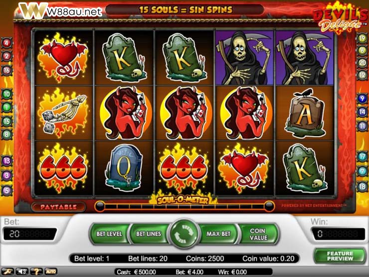 How to play Devil's Delight Slot