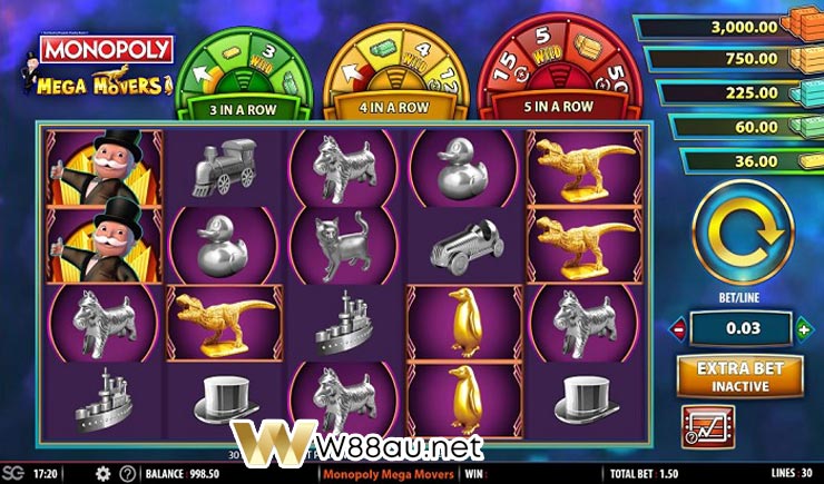 How to play Monopoly Mega Movers Slot