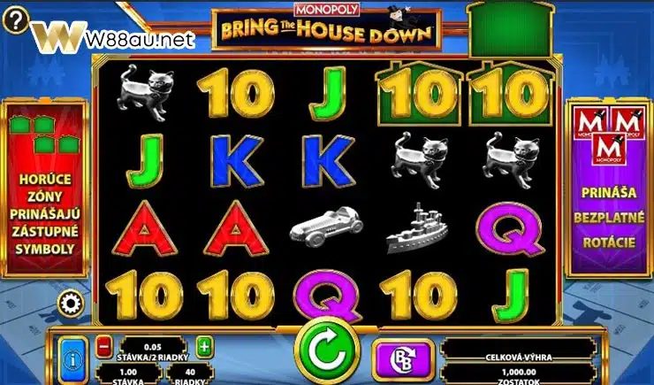 How to play Monopoly Bring the House Down Slot