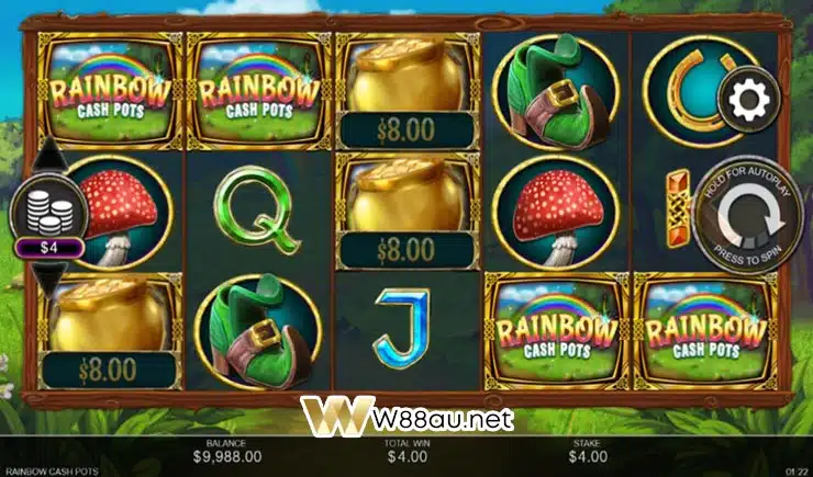 How to play Rainbow Cash Pots Slot