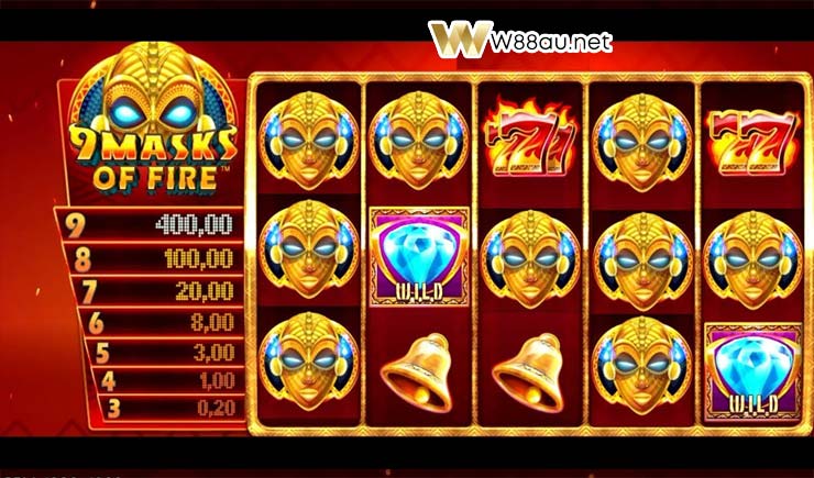 How to play 9 Masks of Fire Slot