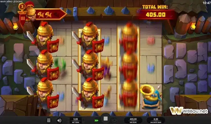 How to play Marching Legions Slot