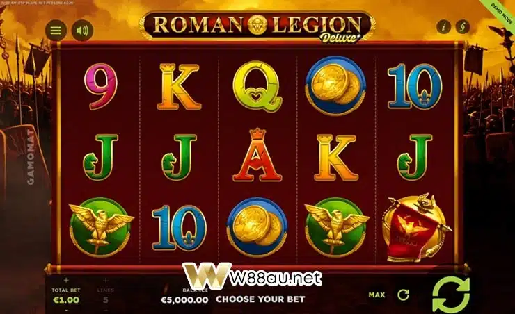 How to play Roman Legion Slot