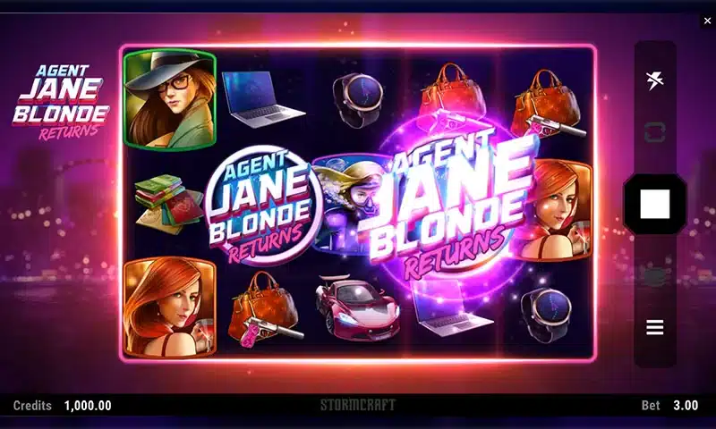 How to play Agent Jane Blonde Returns Slot