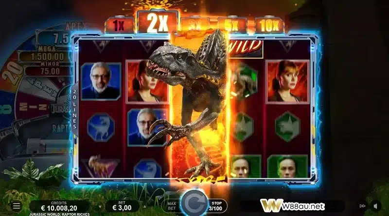 Overview of Jurassic World Raptor Riches Slot