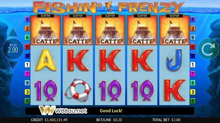 Overview of Fishin Frenzy Slot Overview of Fishin Frenzy Slot