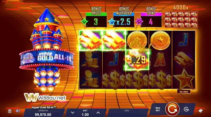 Overview of Hyper Gold All In Slot
